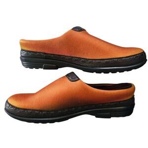 Aetrex Women's Berry Orange Clogs Size 6.5